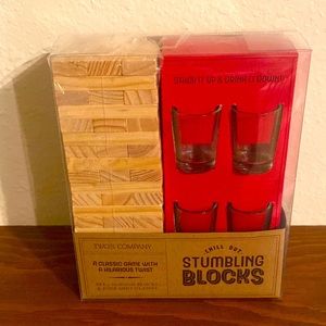 Two’s Company-Chill Out Stumbling Blocks Game- Brand New